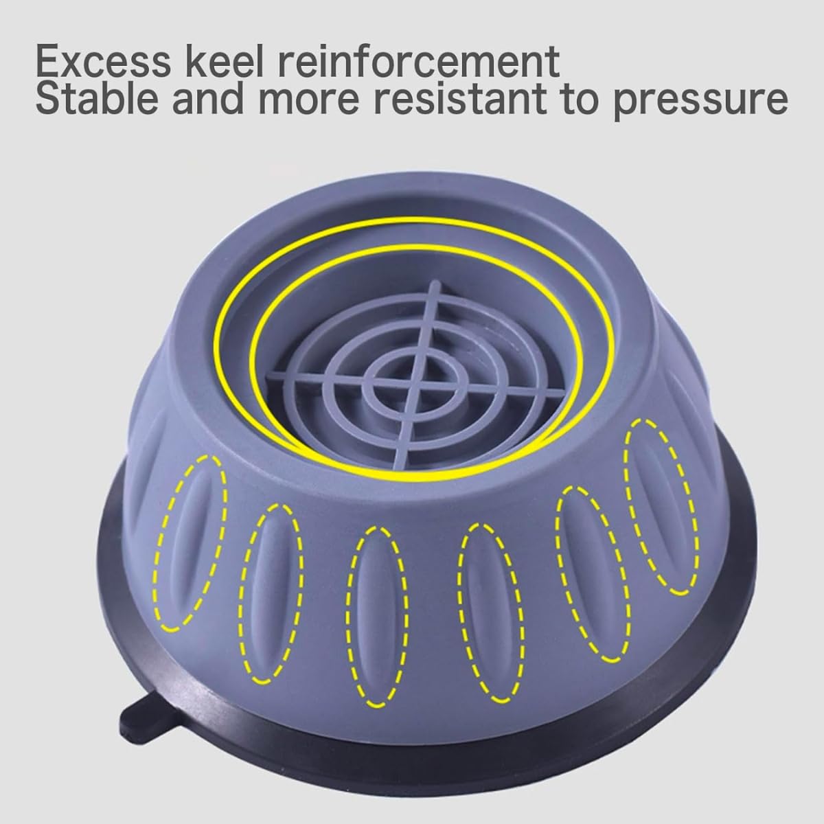 Dadop 4Pcs Anti Vibration Pads for Washing Machine and Dryer Shock and Noise Cancelling Washing Machine