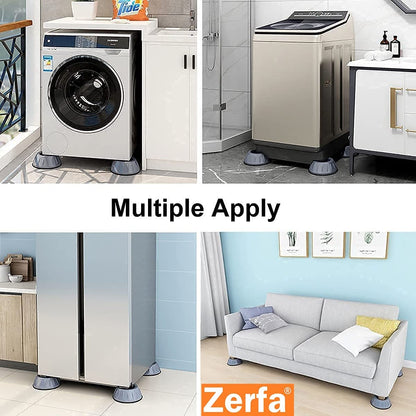 Dadop 4Pcs Anti Vibration Pads for Washing Machine and Dryer Shock and Noise Cancelling Washing Machine