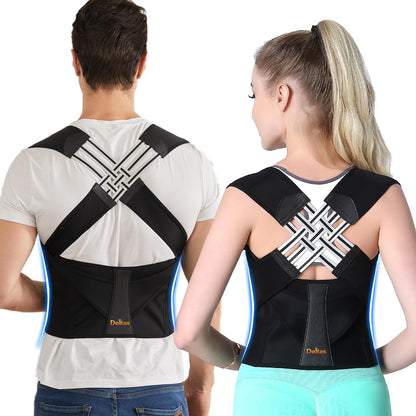 Posture Corrector Back Support Belt – Adjustable Spine & Shoulder Support for Men & Women