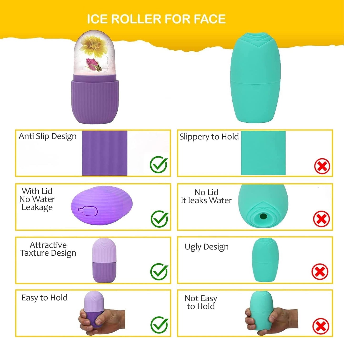 Silicone Ice Cube Massager - Atelyx