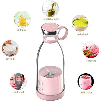 Portable USB Electric Juicer Mixer (420 ml) - Atelyx